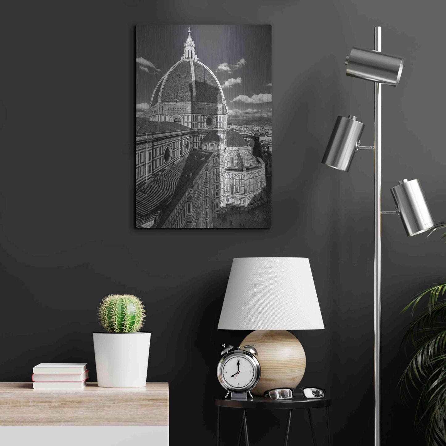 Luxe Metal Art 'Brunelleschi's work' by Giuseppe Torre, Metal Wall Art,16x24