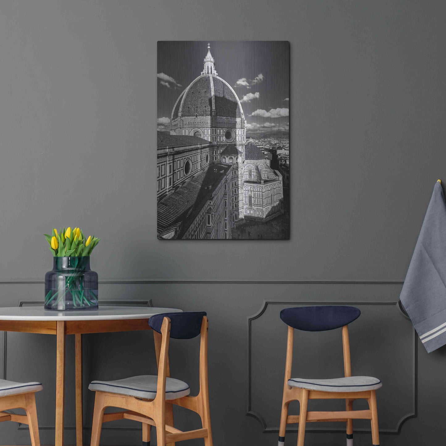 Luxe Metal Art 'Brunelleschi's work' by Giuseppe Torre, Metal Wall Art,24x36