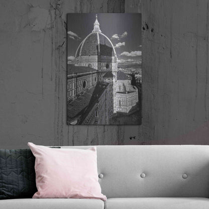Luxe Metal Art 'Brunelleschi's work' by Giuseppe Torre, Metal Wall Art,24x36