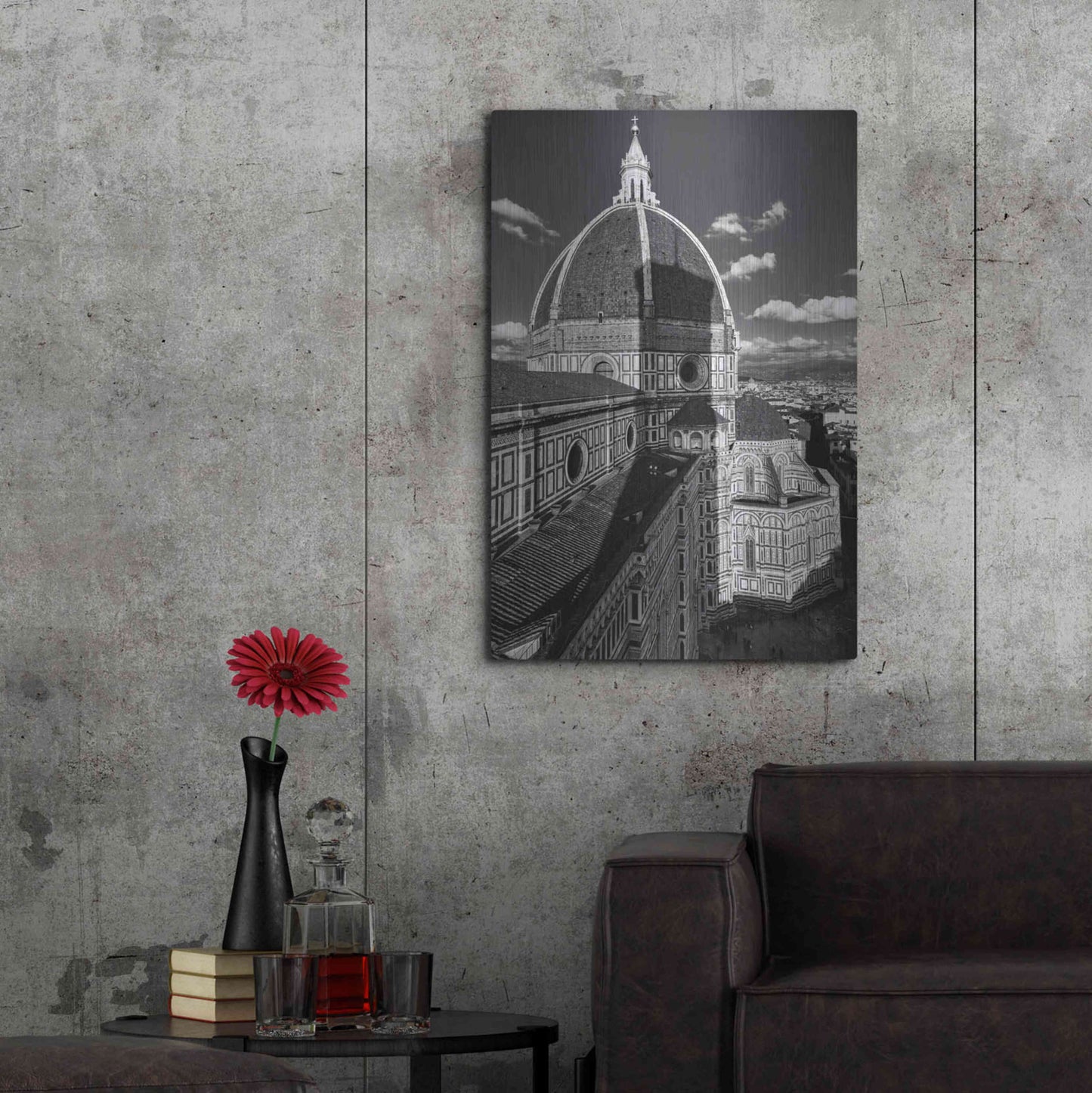 Luxe Metal Art 'Brunelleschi's work' by Giuseppe Torre, Metal Wall Art,24x36
