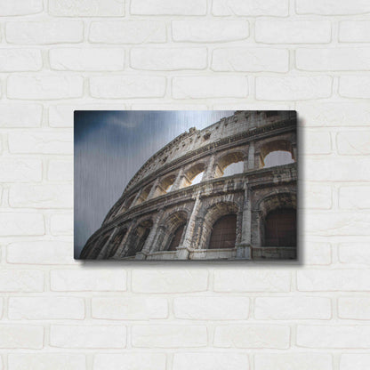 Luxe Metal Art 'Colosseo' by Giuseppe Torre, Metal Wall Art,24x16