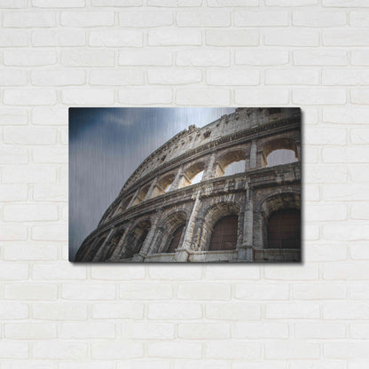 Luxe Metal Art 'Colosseo' by Giuseppe Torre, Metal Wall Art,36x24