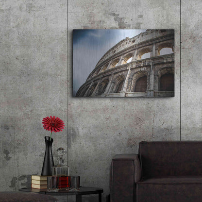 Luxe Metal Art 'Colosseo' by Giuseppe Torre, Metal Wall Art,36x24