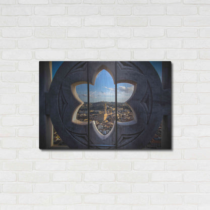 Luxe Metal Art 'Over the Tower' by Giuseppe Torre, Metal Wall Art,36x24