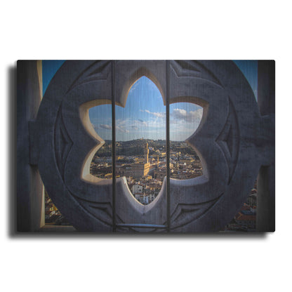 Luxe Metal Art 'Over the Tower' by Giuseppe Torre, Metal Wall Art