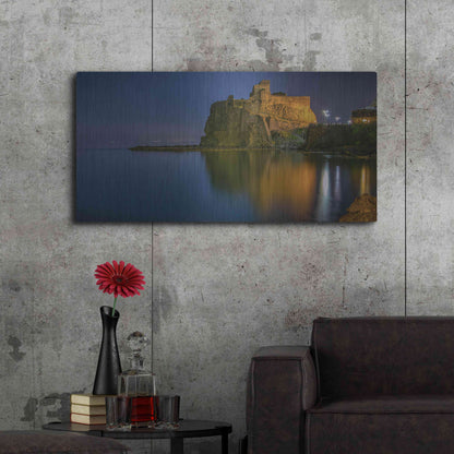 Luxe Metal Art 'Reflections' by Giuseppe Torre, Metal Wall Art,48x24