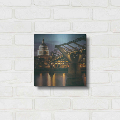 Luxe Metal Art 'The Dome' by Giuseppe Torre, Metal Wall Art,12x12