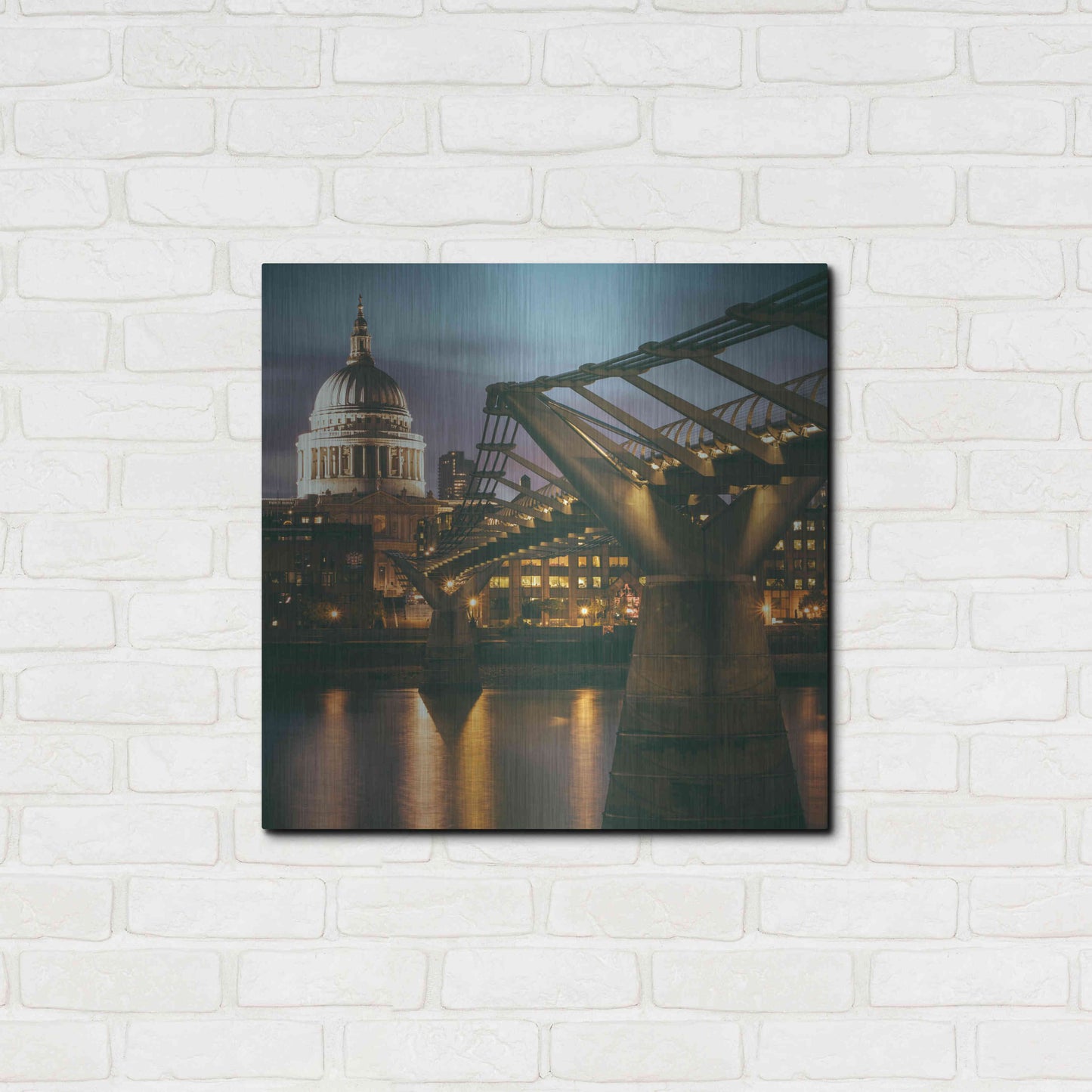 Luxe Metal Art 'The Dome' by Giuseppe Torre, Metal Wall Art,24x24