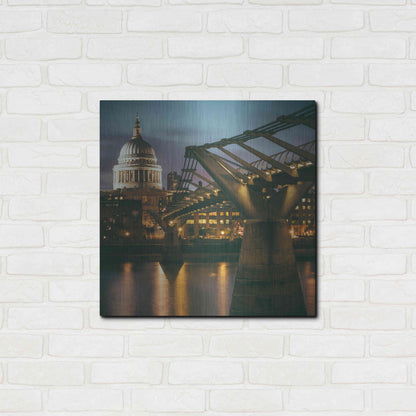 Luxe Metal Art 'The Dome' by Giuseppe Torre, Metal Wall Art,24x24