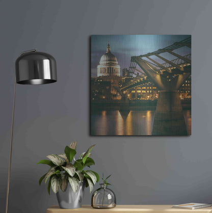 Luxe Metal Art 'The Dome' by Giuseppe Torre, Metal Wall Art,24x24