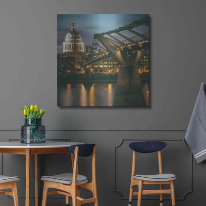 Luxe Metal Art 'The Dome' by Giuseppe Torre, Metal Wall Art,36x36