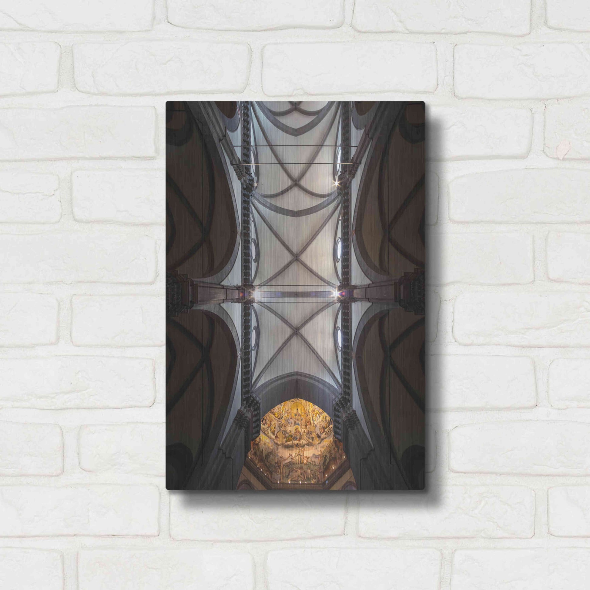 Luxe Metal Art 'The Spider Web' by Giuseppe Torre, Metal Wall Art,12x16