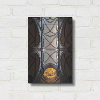 Luxe Metal Art 'The Spider Web' by Giuseppe Torre, Metal Wall Art,12x16