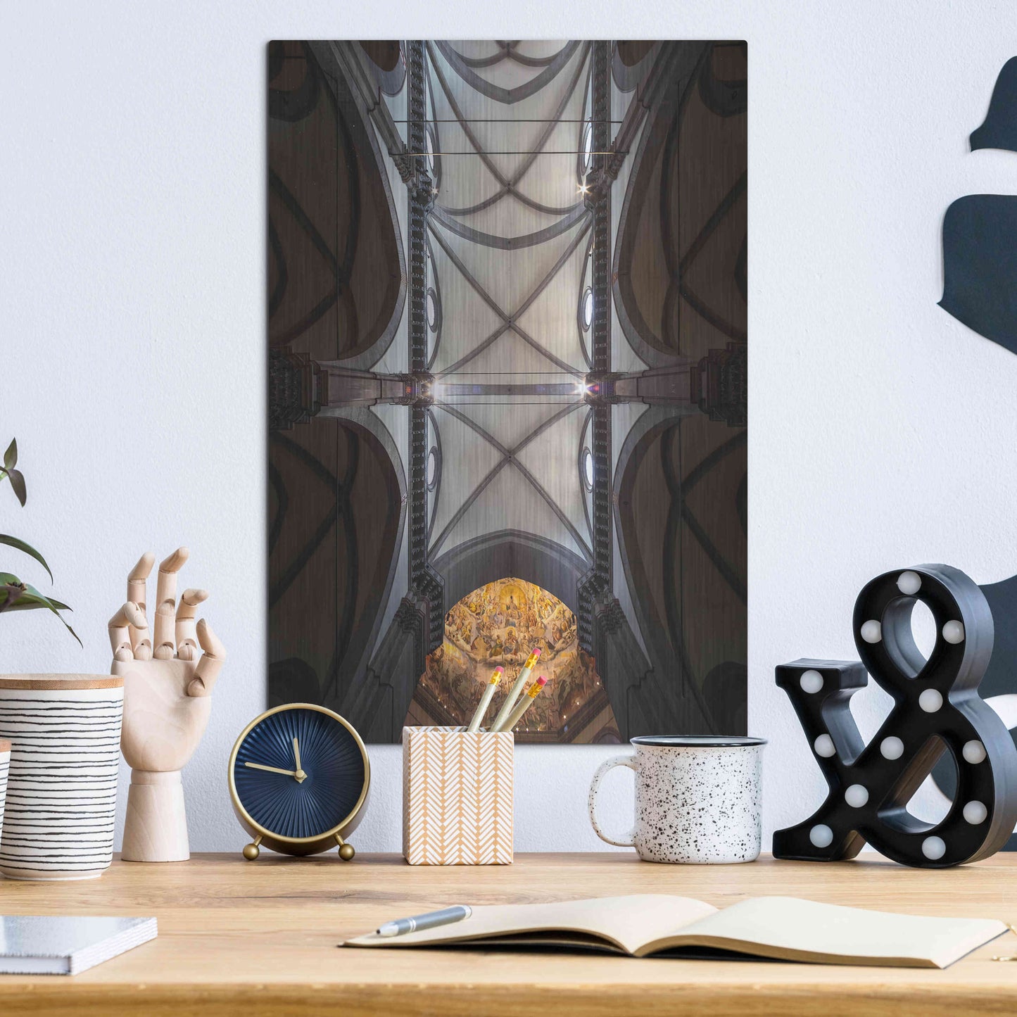 Luxe Metal Art 'The Spider Web' by Giuseppe Torre, Metal Wall Art,12x16