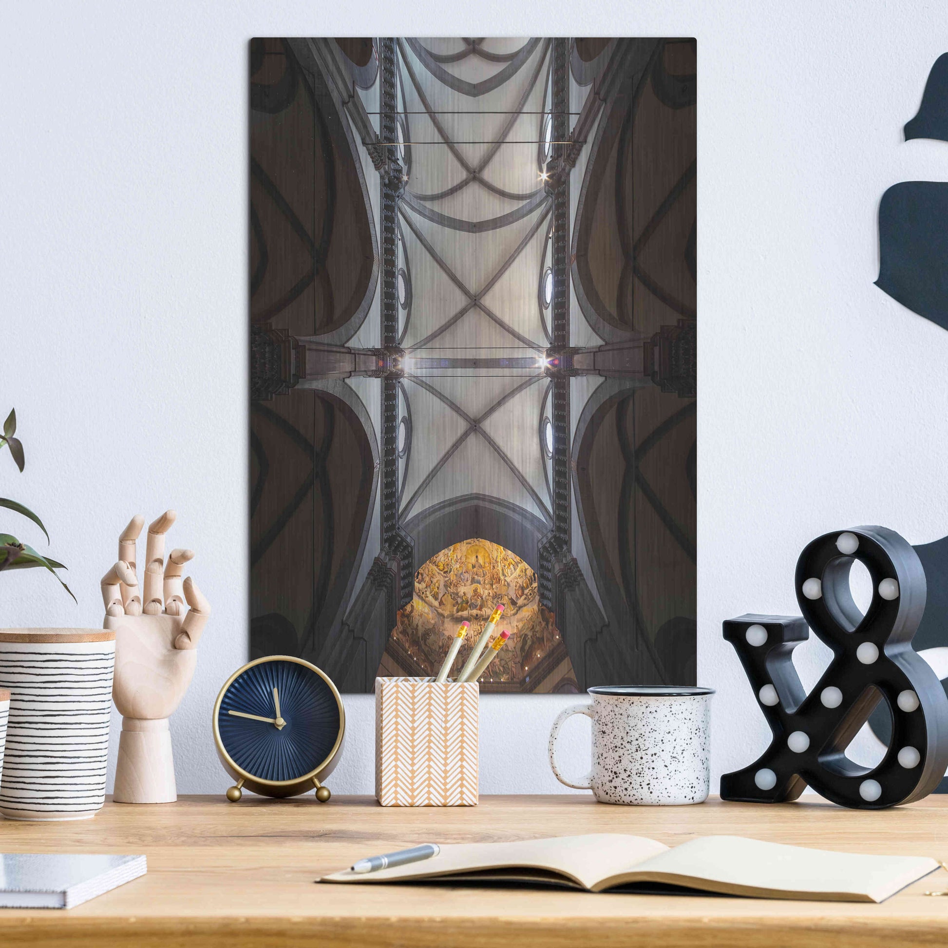 Luxe Metal Art 'The Spider Web' by Giuseppe Torre, Metal Wall Art,12x16