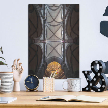 Luxe Metal Art 'The Spider Web' by Giuseppe Torre, Metal Wall Art,12x16