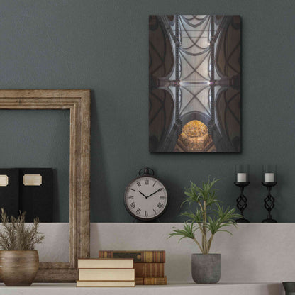 Luxe Metal Art 'The Spider Web' by Giuseppe Torre, Metal Wall Art,12x16