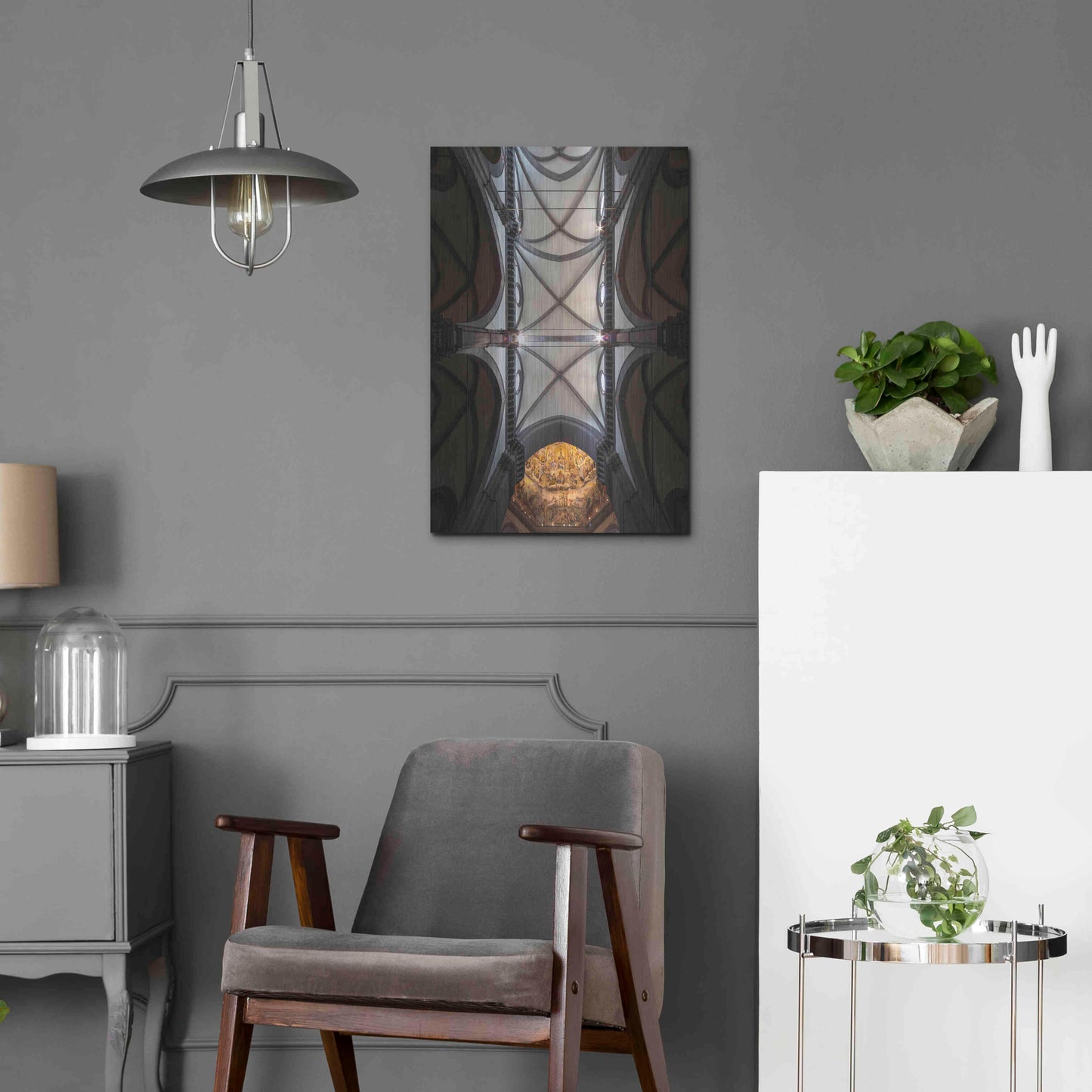 Luxe Metal Art 'The Spider Web' by Giuseppe Torre, Metal Wall Art,16x24