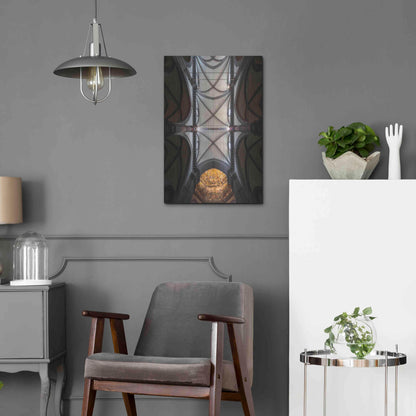 Luxe Metal Art 'The Spider Web' by Giuseppe Torre, Metal Wall Art,16x24