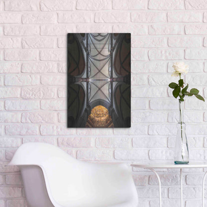 Luxe Metal Art 'The Spider Web' by Giuseppe Torre, Metal Wall Art,16x24