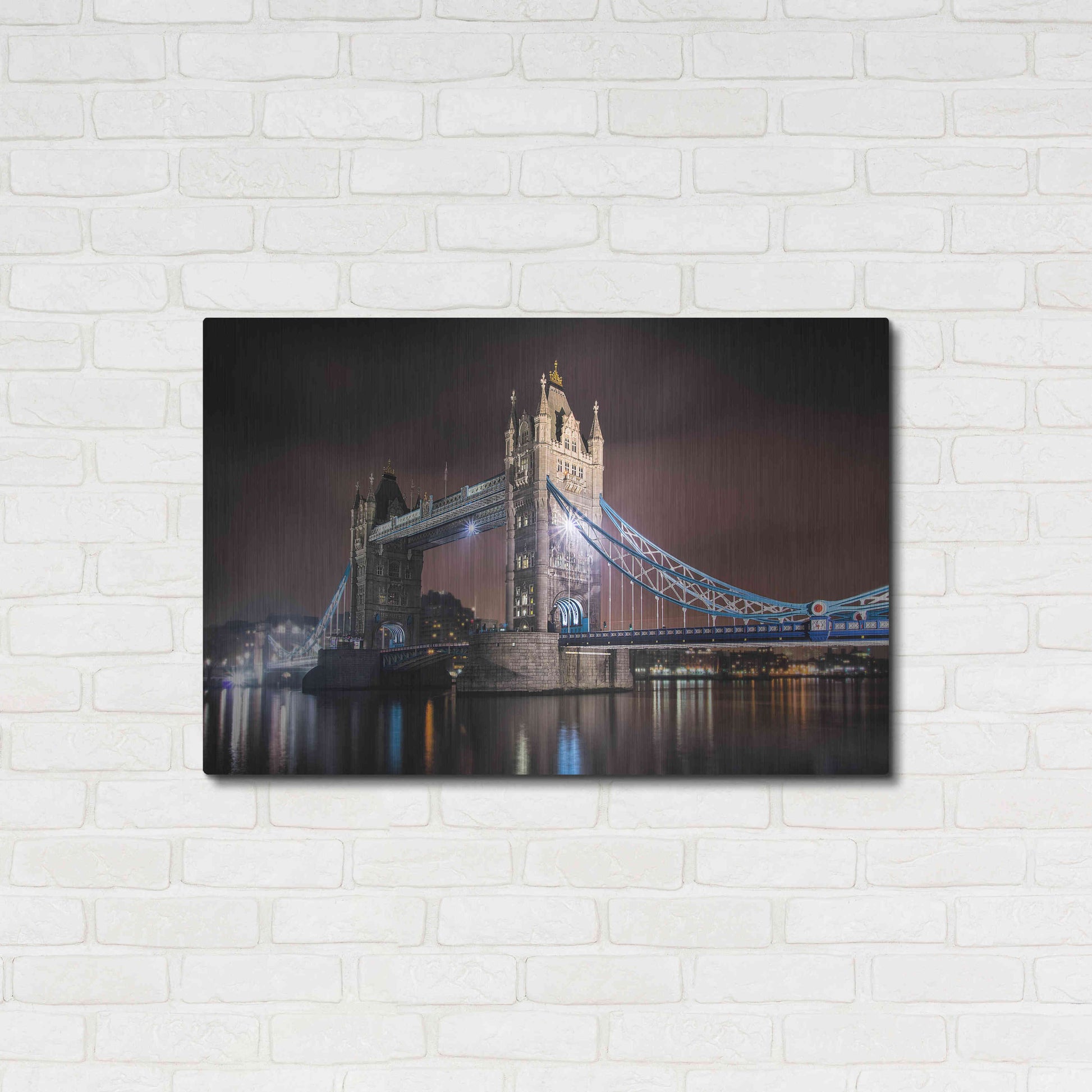 Luxe Metal Art 'Two Towers' by Giuseppe Torre, Metal Wall Art,36x24