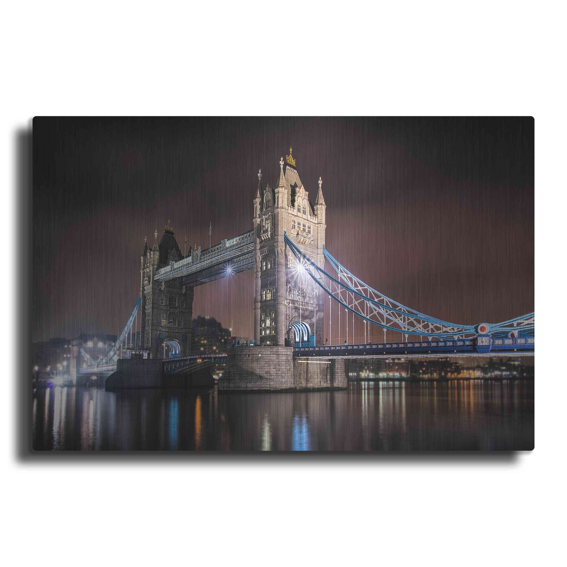 Luxe Metal Art 'Two Towers' by Giuseppe Torre, Metal Wall Art