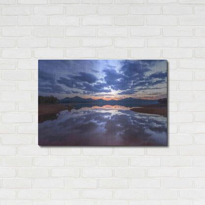 Luxe Metal Art 'Goodbye Blue Sky' by Giuseppe Torre, Metal Wall Art,36x24