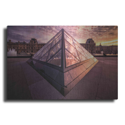 Luxe Metal Art 'Louvre II' by Giuseppe Torre, Metal Wall Art