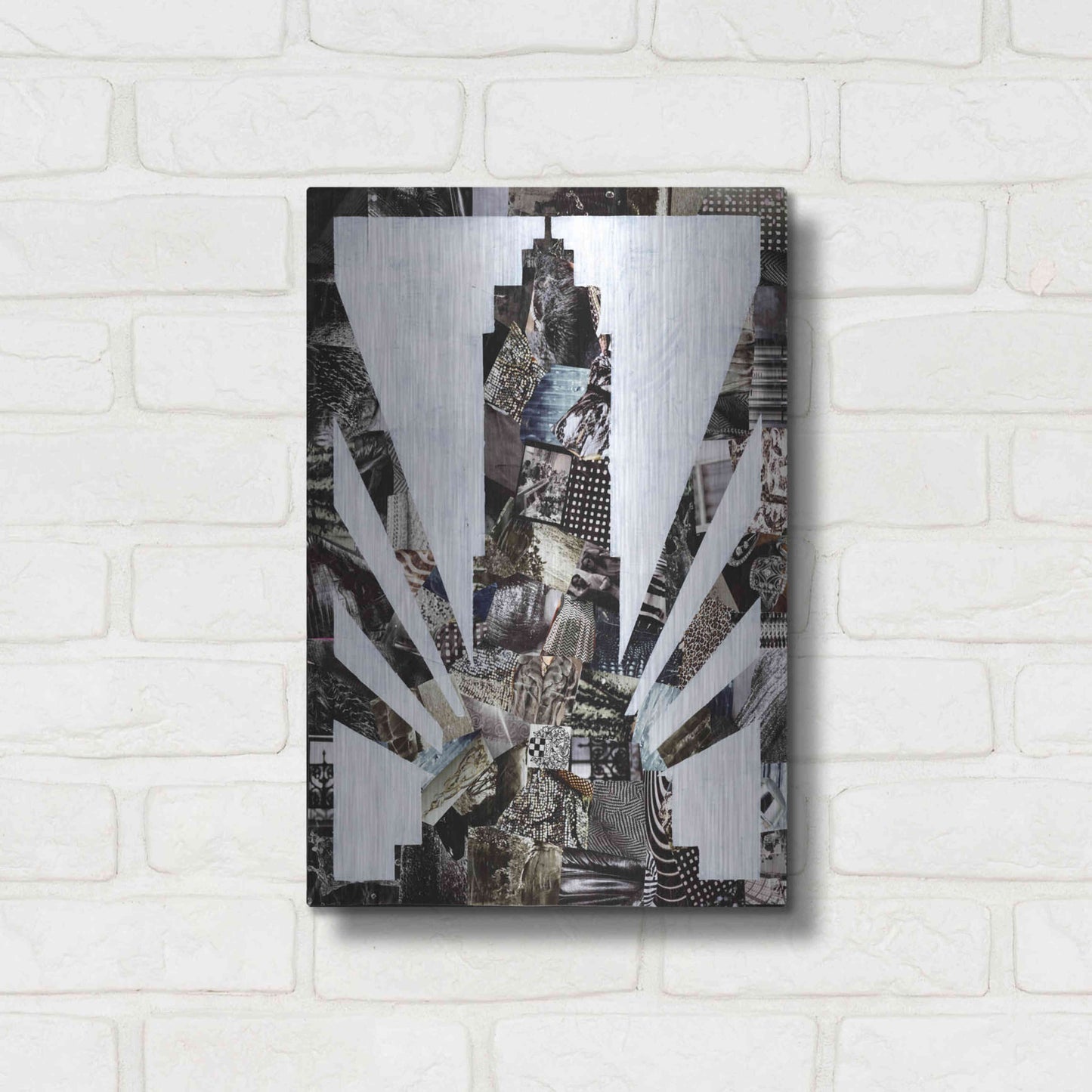 Luxe Metal Art 'Empire State' by Artpoptart, Metal Wall Art,12x16