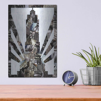 Luxe Metal Art 'Empire State' by Artpoptart, Metal Wall Art,12x16