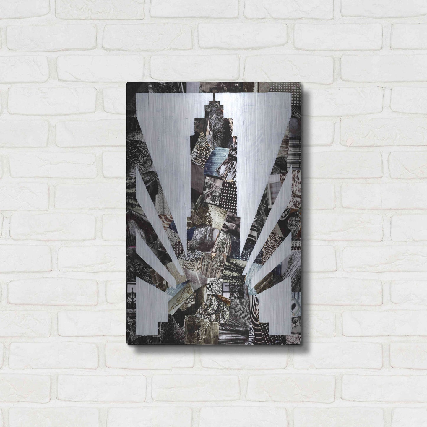 Luxe Metal Art 'Empire State' by Artpoptart, Metal Wall Art,16x24