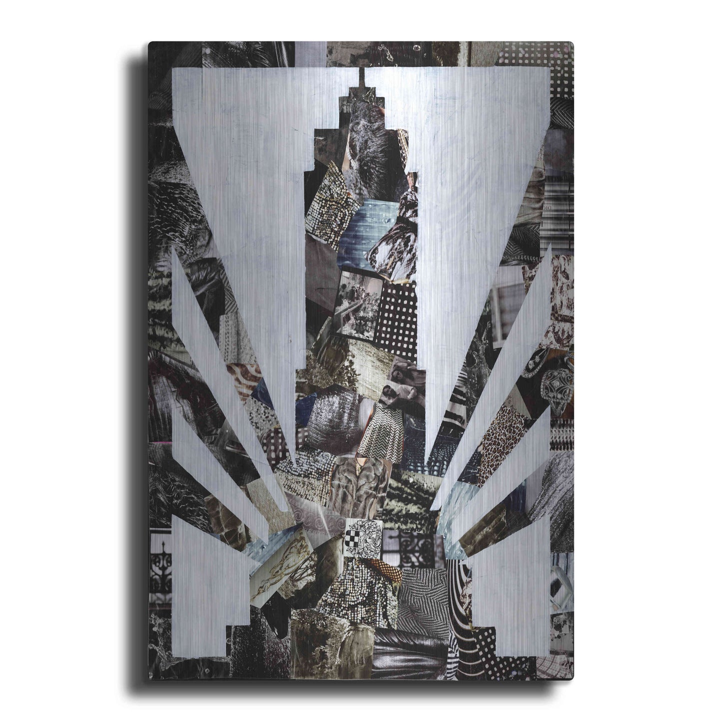 Luxe Metal Art 'Empire State' by Artpoptart, Metal Wall Art