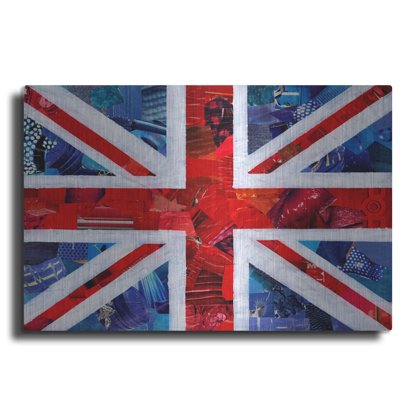 Luxe Metal Art 'Union Jack' by Artpoptart, Metal Wall Art