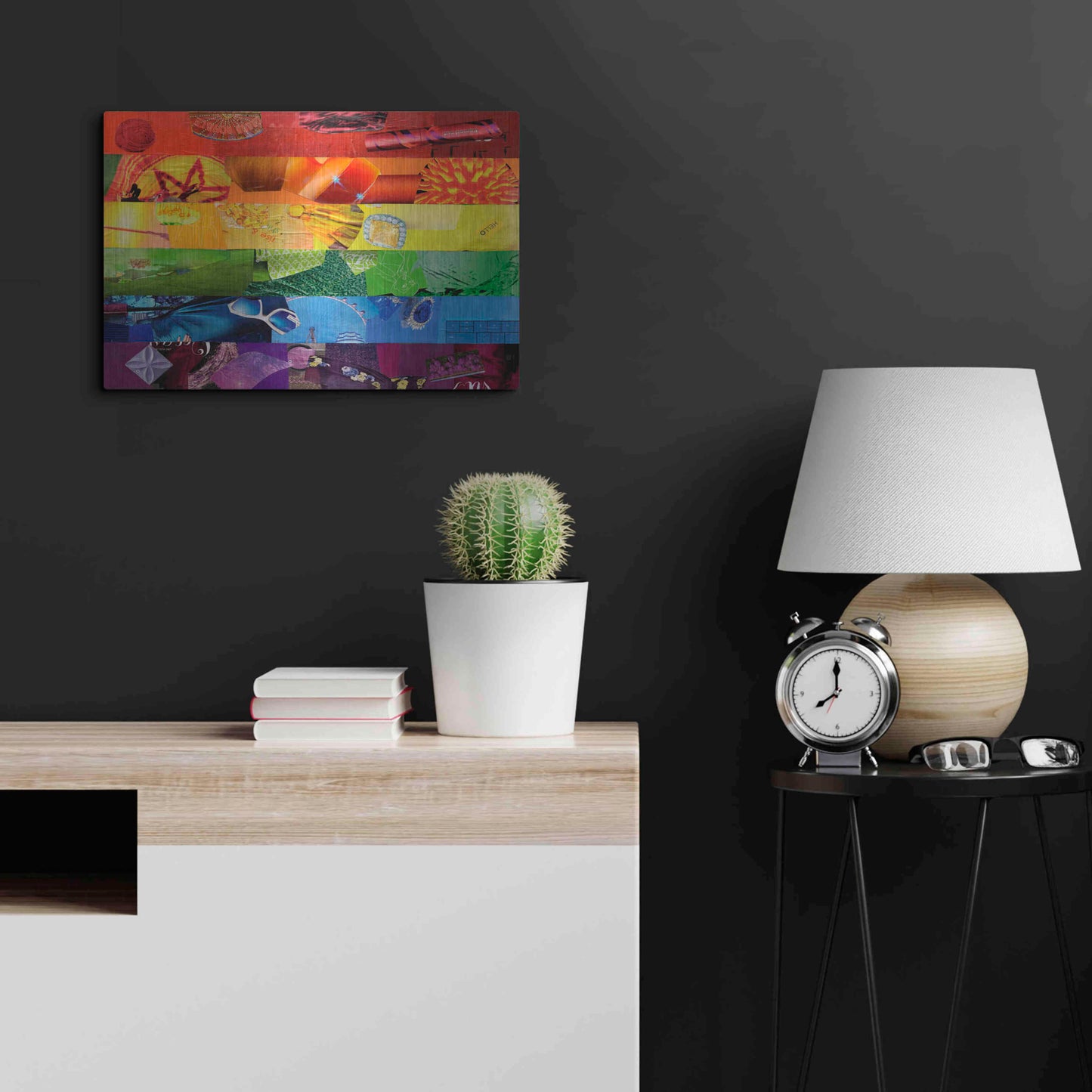 Luxe Metal Art 'Gay' by Artpoptart, Metal Wall Art,24x16