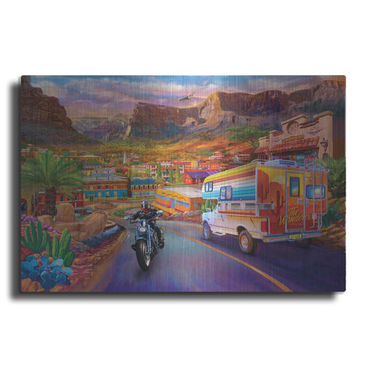 Luxe Metal Art 'Southwest Trip' by Bigelow Illustrations, Metal Wall Art