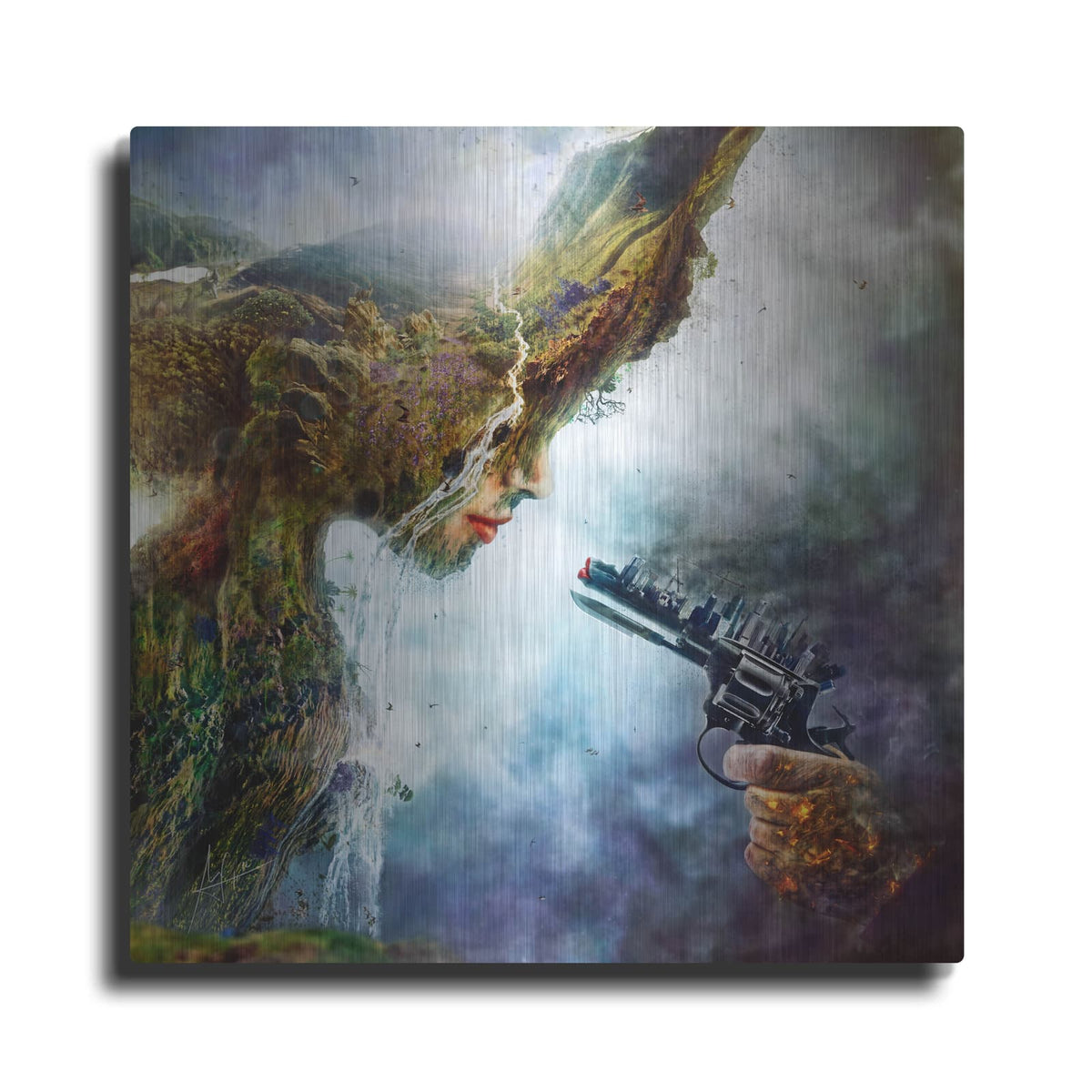 'Betrayal' by Mario Sanchez Nevado – Metal Wall Art