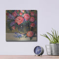 'Floral Still Life I' by Tim O'Toole – Metal Wall Art, 12x12 room view