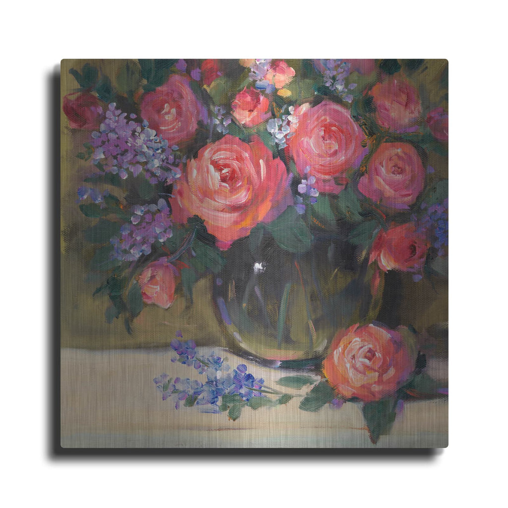 'Floral Still Life I' by Tim O'Toole – Metal Wall Art