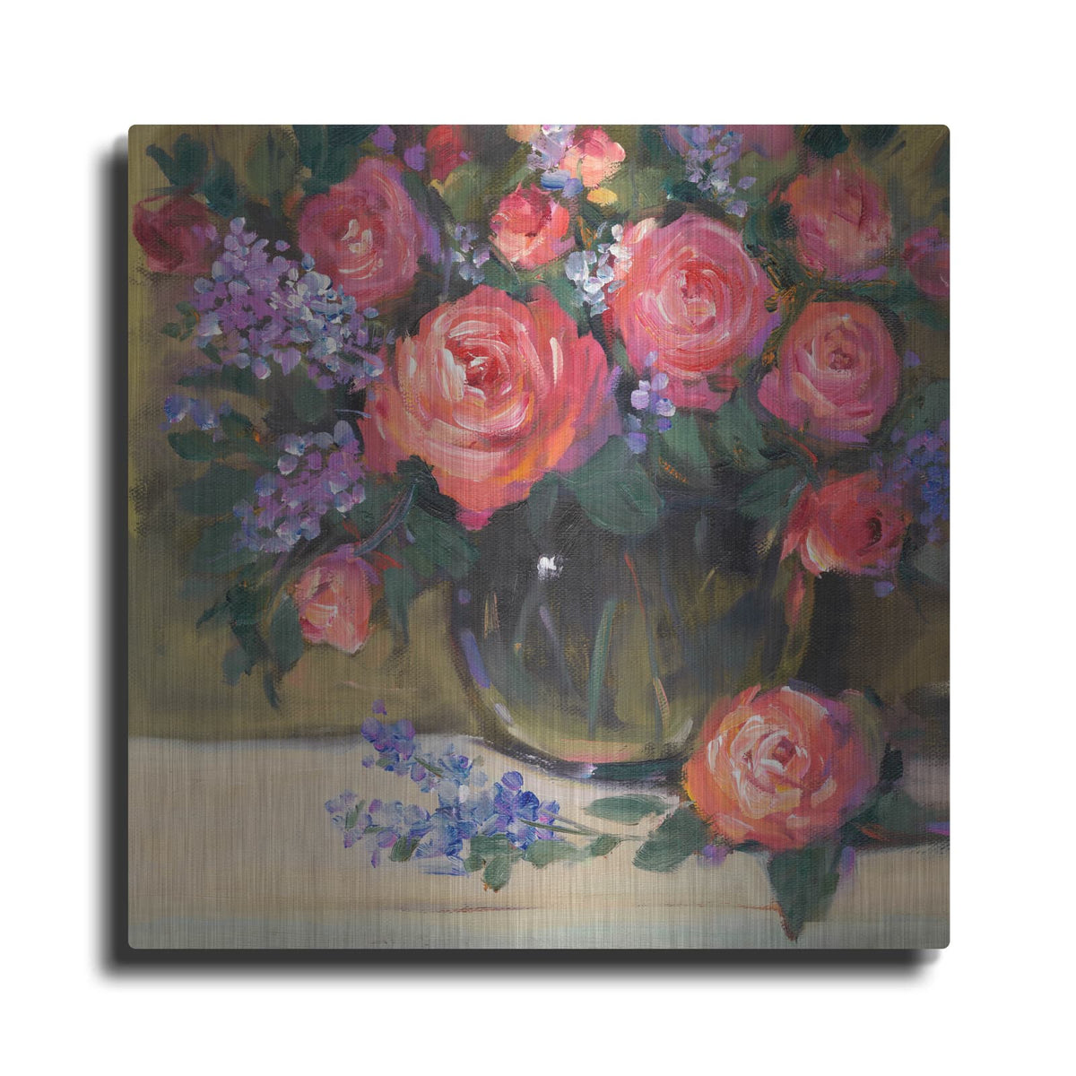 'Floral Still Life I' by Tim O'Toole – Metal Wall Art