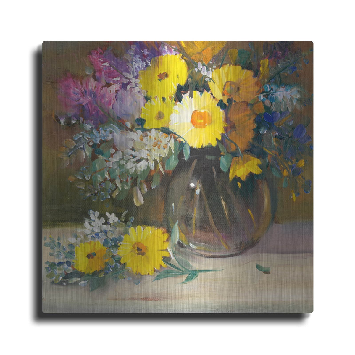 'Floral Still Life II' by Tim O'Toole – Metal Wall Art
