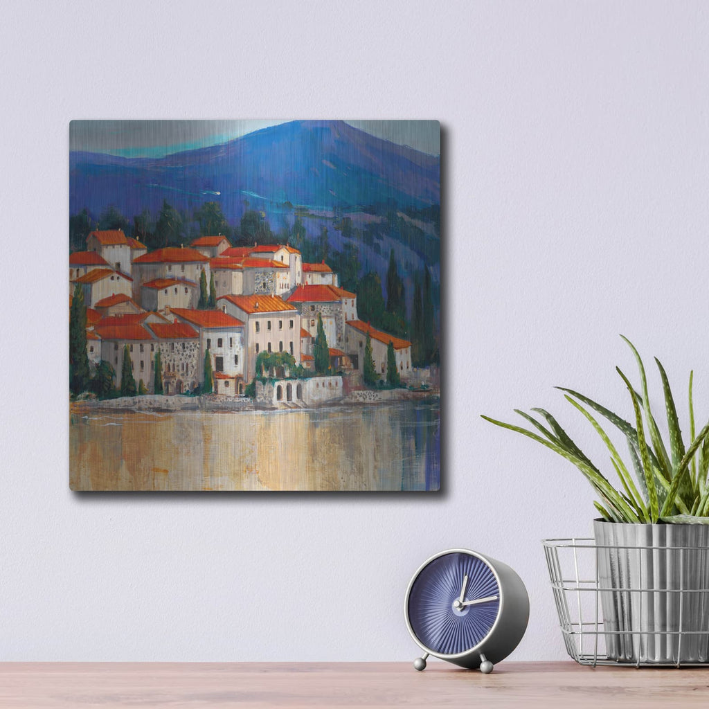 'Italian Village II' by Tim O'Toole – Metal Wall Art, 12x12 room view