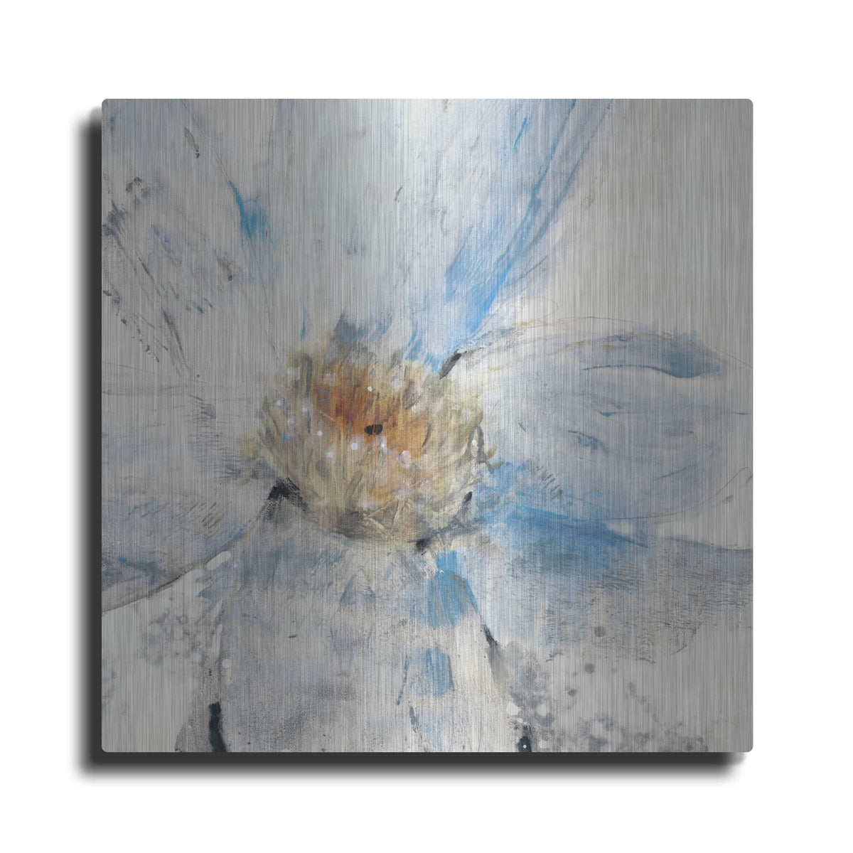 'Custom Floral Blue I' by Tim O'Toole – Metal Wall Art