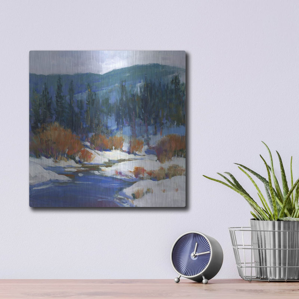 'Mountain Creek I' by Tim O'Toole – Metal Wall Art, 12x12 room view