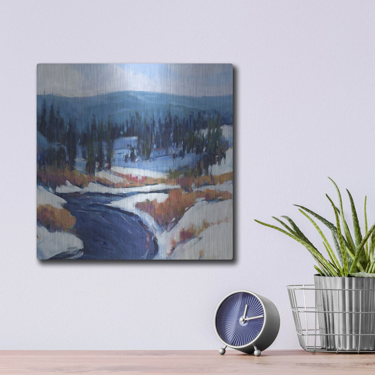'Mountain Creek II' by Tim O'Toole – Metal Wall Art, 12x12 room view
