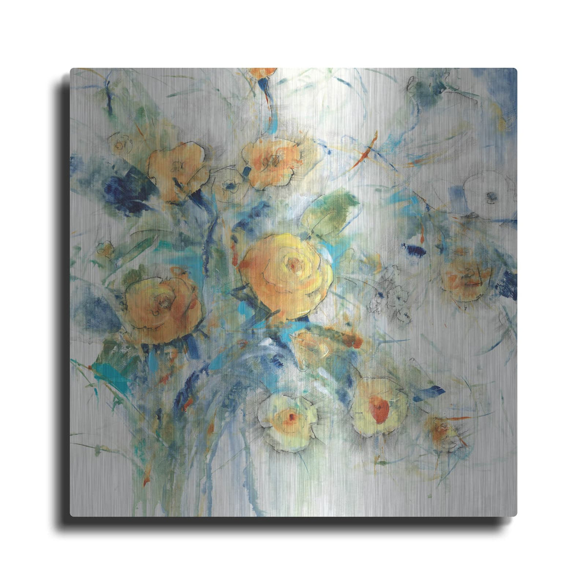 'Flower Study I' by Tim O'Toole – Metal Wall Art