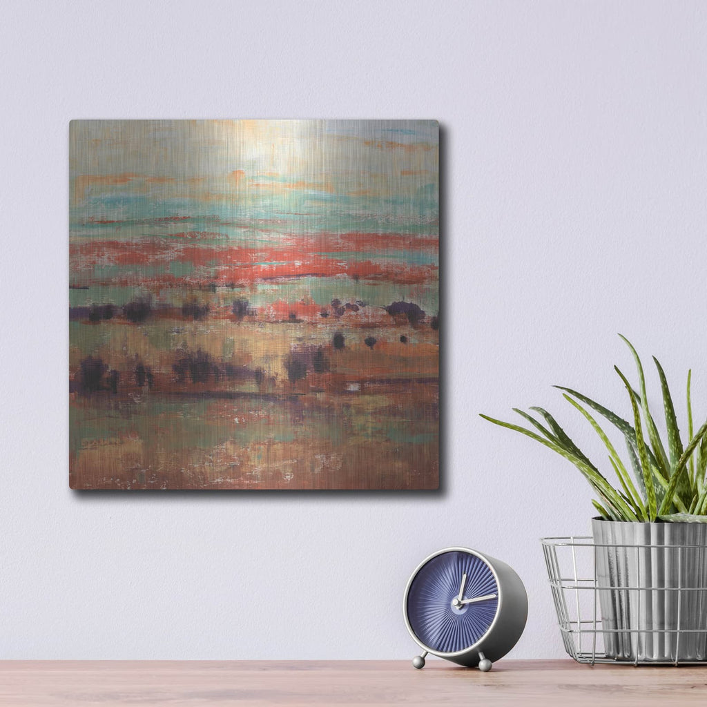 'Divided Landscape I' by Tim O'Toole – Metal Wall Art, 12x12 room view