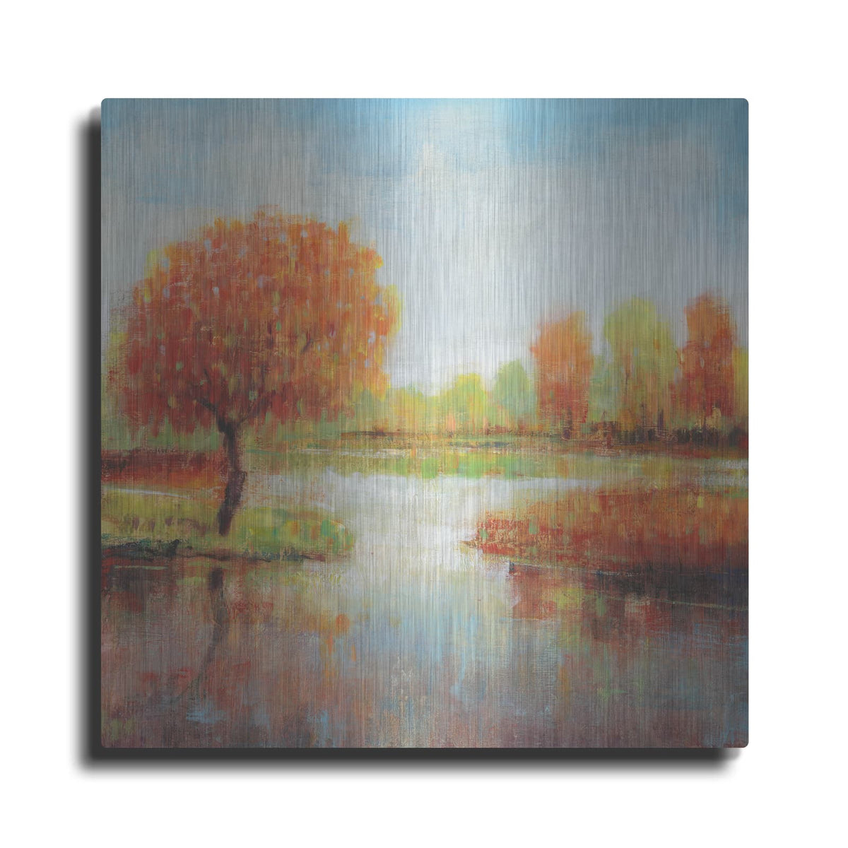 'Lake Reflection I' by Tim O'Toole – Metal Wall Art