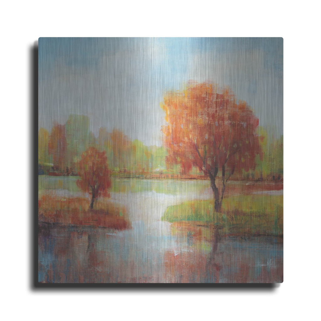 'Lake Reflections II' by Tim O'Toole – Metal Wall Art