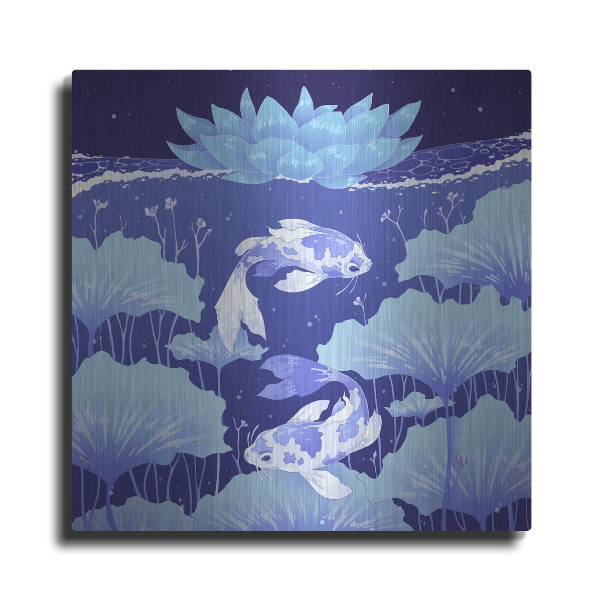 'Serenity Blue' by Avery Multer – Metal Wall Art