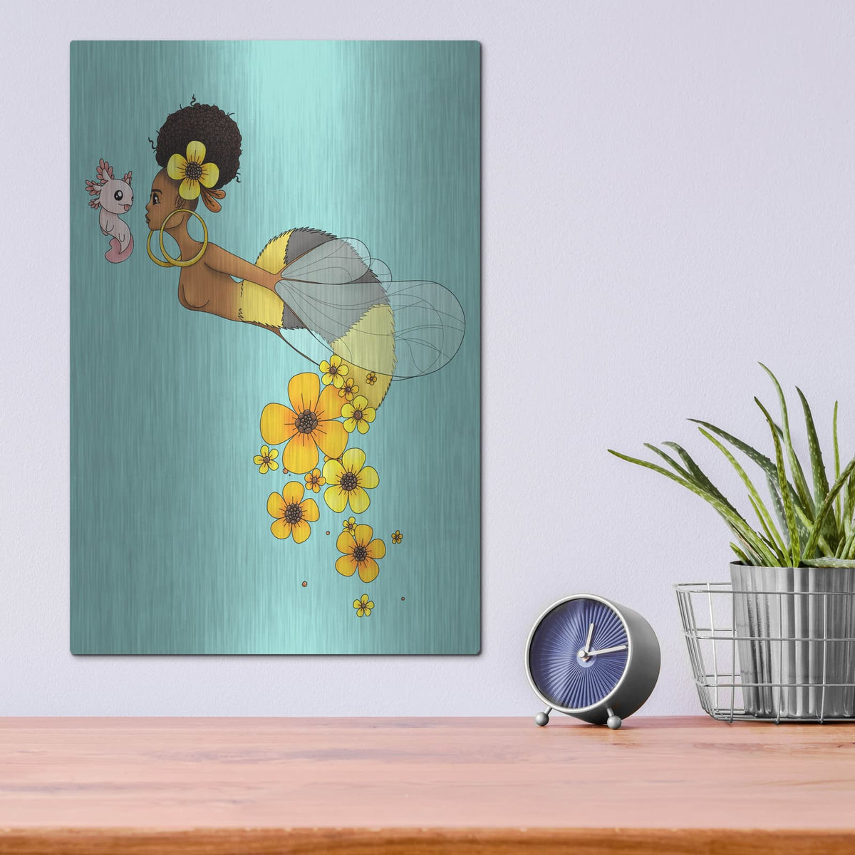 'Queen Bee' by Avery Multer – Metal Wall Art, 12x16 room view